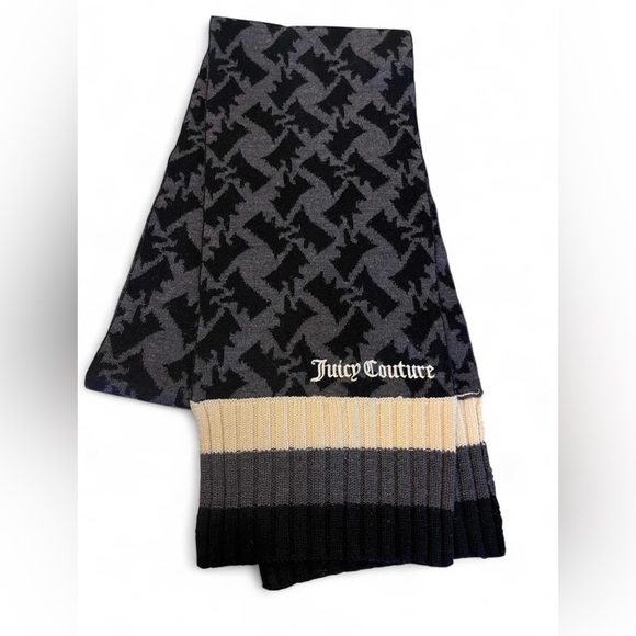 Vintage Juicy Couture 100% Wool Scarf and Hat Set in Original Box - Picture 3 of 10